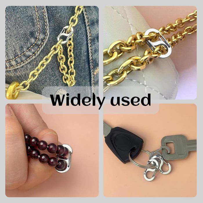 Fermoirs Ovales Mezrkuwr - Lot De 10 - Argenté - Pour Colliers Et Bracelets - Taille Petite