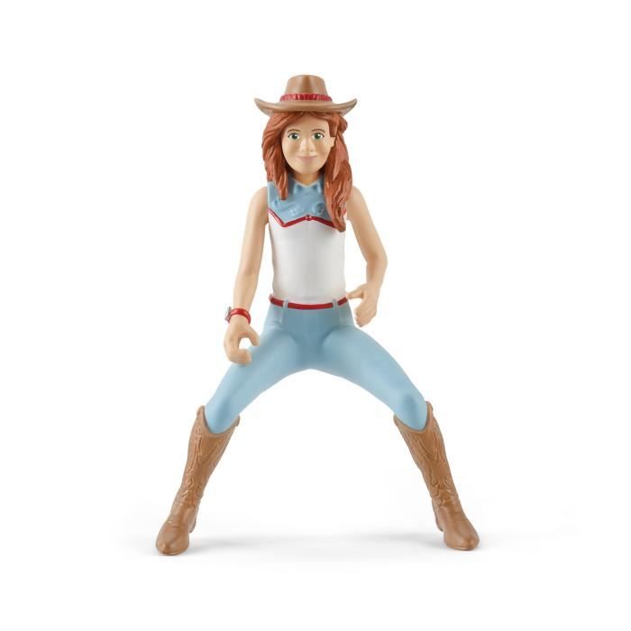 schleich HORSE CLUB Balade à cheval 72221 4 figurines articulées et 4 chevaux Cadeau pour filles et garçons Jouet équestre pour enfants dès 5 ans Coffret de 40 pièces exclusivité