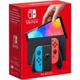 Console Nintendo Switch - Modèle OLED • Bleu Néon & Rouge Néon-0
