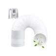 Tuyau Climatiseur Mobile Tuyau Evacuation Climatiseur Mobile 150mm de Diamèe Tuyau d'évacuation d'air en PVC ASSAINISSEMENT (TUYAU