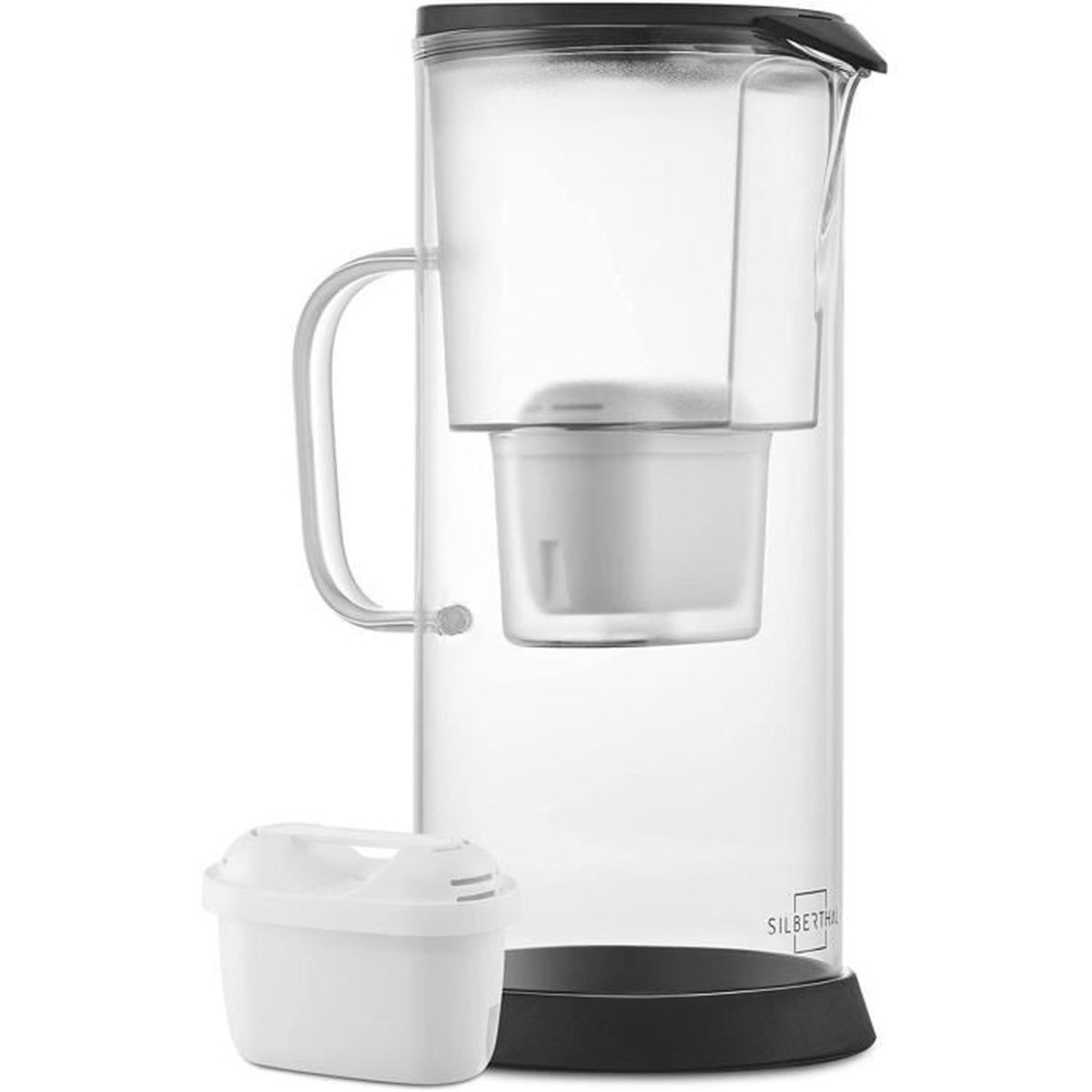 WAJIEFD-Filtre À Eau Carafe Filtrante Filtration Rapide 3,5 L Cruche D