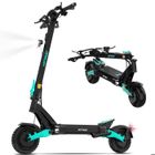 HITWAY Trottinette Électrique Pliable - Pneus gonflables 10" - Puissance Max 1600W*2 - APP - Batterie 52V 23.4Ah - Scooter Noir&Vert