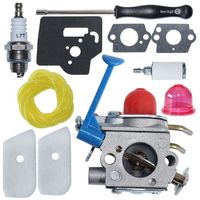 Kit de glucides de filtre à tube à outils de carburateur pour Husqvarna Trimmer Edger 28cc 124L 125L 125LDX 128C 128L 128LD 128R