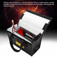 Sac Batterie anti-déflagrante Lipo Safe Bag espace de charge Sac de stockage (Noir)