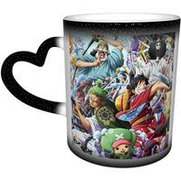 Tasse À Café One Piece - Roronoa Zoro Luffy - 300 ml - Noir