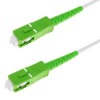 CableMarkt - Câble Fibre Optique Blindé SC / APC - SC / APC Monomode Simplex 9 / 125 µm 2 m