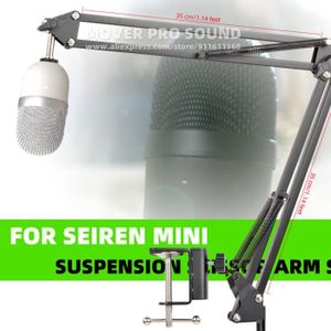 YOUSHARES Razer Seiren Mini bras perche avec housse de micro – Support de  micro avec pare-brise de microphone compatible avec mini microphone de