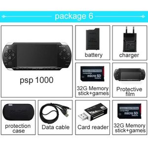 CONSOLE PSP Console de jeu PSP1000 - Sony - Noir - Plateforme 
