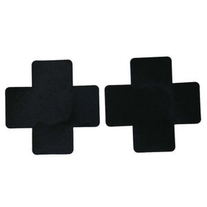 RIFAUM Lot De 9 Paires De Cache-tétons Rave Avec Autocollants Et Inscription « Heart X Pasty », 01 Vert Fluo/Noir/Rouge