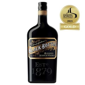 WHISKY BOURBON SCOTCH BLACK BOTTLE Blended Scotch Whisky - 40% 70cl