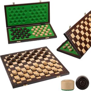 JEU SOCIÉTÉ - PLATEAU Master of Chess XXL 100 Fields Checkers 39 cm / 16