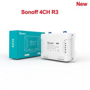 ÉMETTEUR - ACTIONNEUR  Sonoff 4ch R3 - commutateur Wifi intelligent pour 
