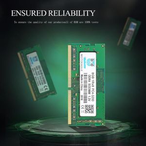 MÉMOIRE RAM 8GB 1RX8 DDR4 3200MHz SODIMM PC4-25600 PC4-3200AA 