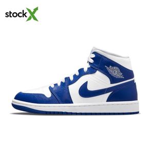 Air jordan 1 best sale femme bleu et rouge