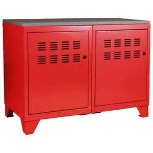 Meuble Rangement Metallique 2 Portes Rangement Meuble