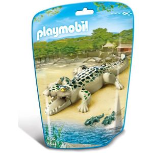 UNIVERS MINIATURE PLAYMOBIL 6644 - Le Zoo - Alligator avec Bébés