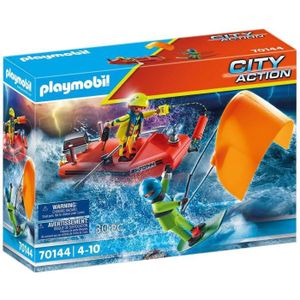 FIGURINE - PERSONNAGE Playmobil City Action - Secouriste et kitesurfer - Jouet - Extérieur - Mixte