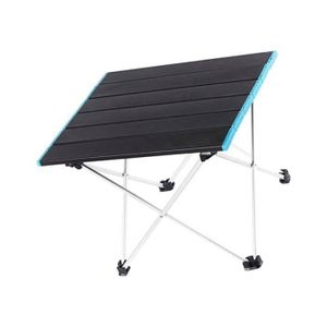 TABLE DE CAMPING KE17644-Table pliante en alliage d'aluminium Bureau de camping en plein air de barbecue polyvalent
