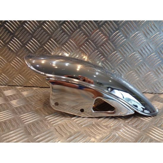 Garde-Boue Avant Moto Métallique Robuste - Protection Anti-Boue Et Eau Pour GN125 GN250 - Noir Ou Chrome