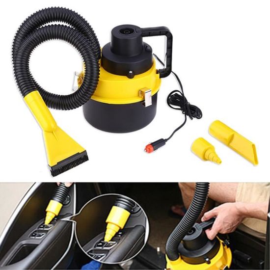 12v aspirateur de voiture nettoyeur de vehicules miniatures a grande capacite a sec et humide a double usage cdiscount auto