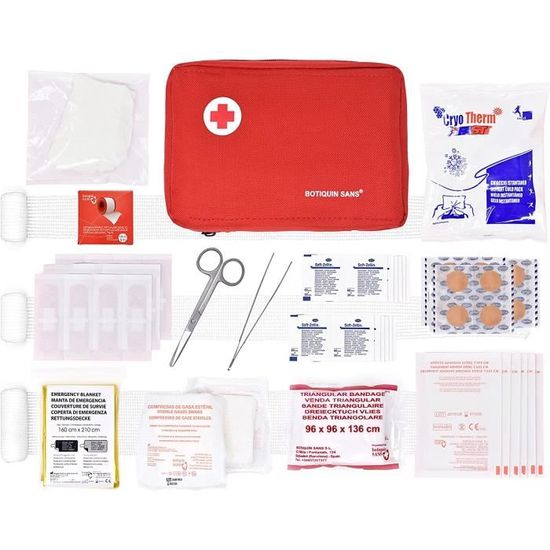 General Medi Trousse De Premiers Secours Composée De 120 Articles Pour La Maison, Le Véhicule