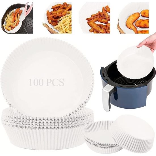 Papier Sulfurisé pour Friteuse à Air Papier Sulfurisé, Papier Cuisson