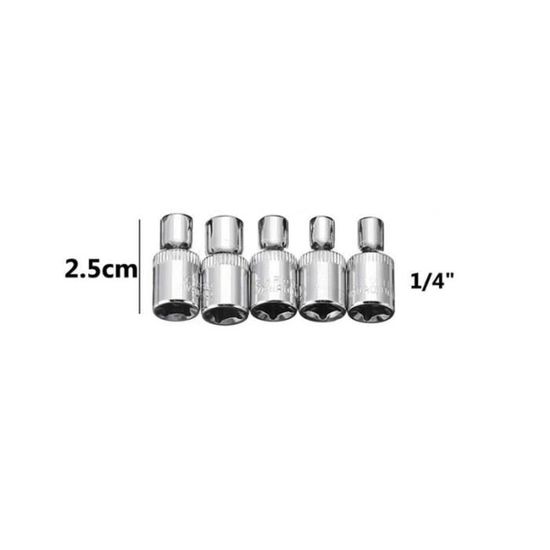 Adaptateur Femelle/femelle 1/4 (6.35mm) Carré-hex Pour Clé à Cliquet - Neuf BGS