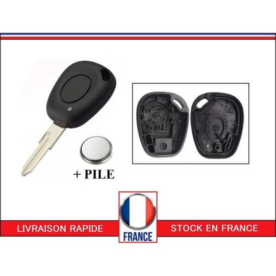 Coque De Télécommande Renault – 1 Bouton – Pour Laguna I, Megane I, Espace 3, Safrane