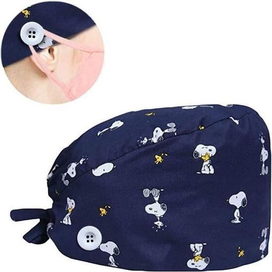 Bouffant Gommage Chirurgical Caps Sweat Bandeau Réglable avec