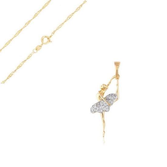 Collier Superposé Doré À Chaîne Torsadée Et Pendentif | Accessoires