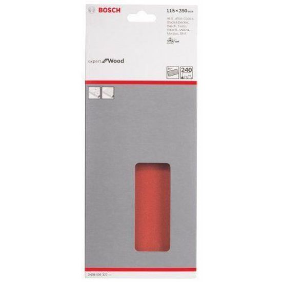50 Bandes Abrasives Norton Pro A275 115x280 Mm Grain 240 - Non Perforées