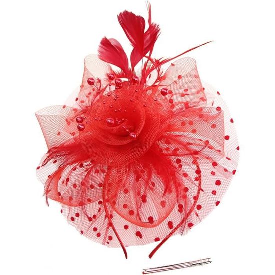 Chapeaux Cérémonie Chapeau En Mesh Fascinator De Mariage Avec