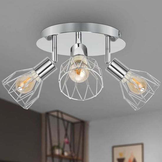 Plafonnier IKEA 3 Spots Orientables - Blanc - Occasion