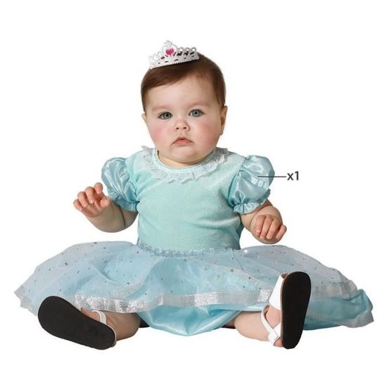 Deguisement Bebe Princesse Bleu