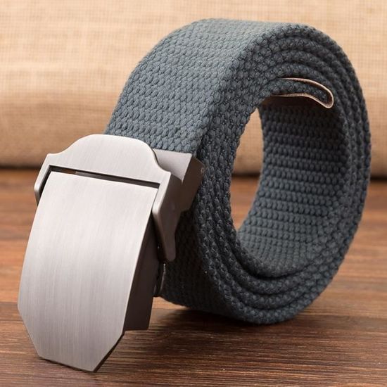 Ceinture Tactique Homme En Nylon, Boucle Alliage Réglable - Ceinture De Travail Ou Gun Belt Taille M