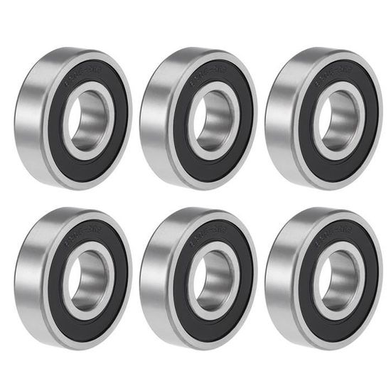 10 Roulements à Billes 625-2RS 5x16x5mm - Double Étanchéité, Acier Chromé | Sourcing Map