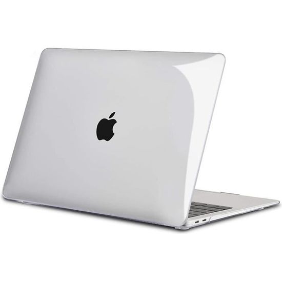 TECOOL Coque Compatible avec MacBook Air 13 Pouces 2017-2010 (A1466 A1369),  Mat Case Étui Rigide Mince Plastique +Protection EU Clavier en Silicone  pour Mac Booking Air 13,3, Noir : : Informatique