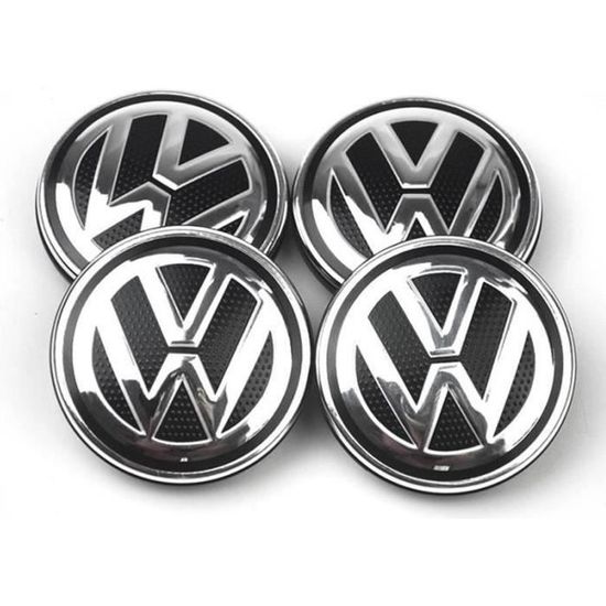 Lot de 4 centre de roue cache moyeu Remplacement pour Volkswagen 65mm 5G0 601 171