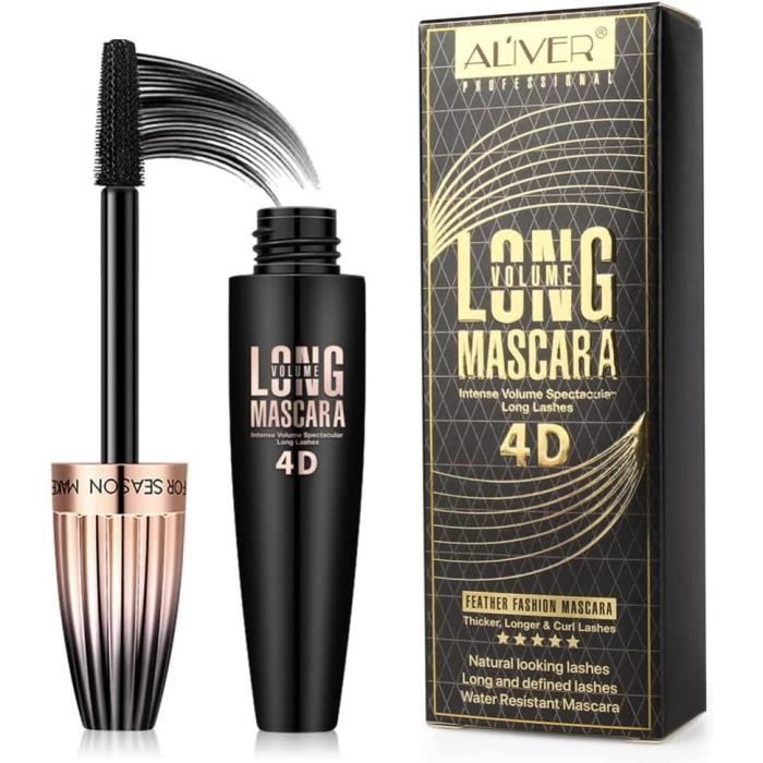 Membrane Rich 4D Waterproof Thick Curling Slender Non Smudging Eye Black