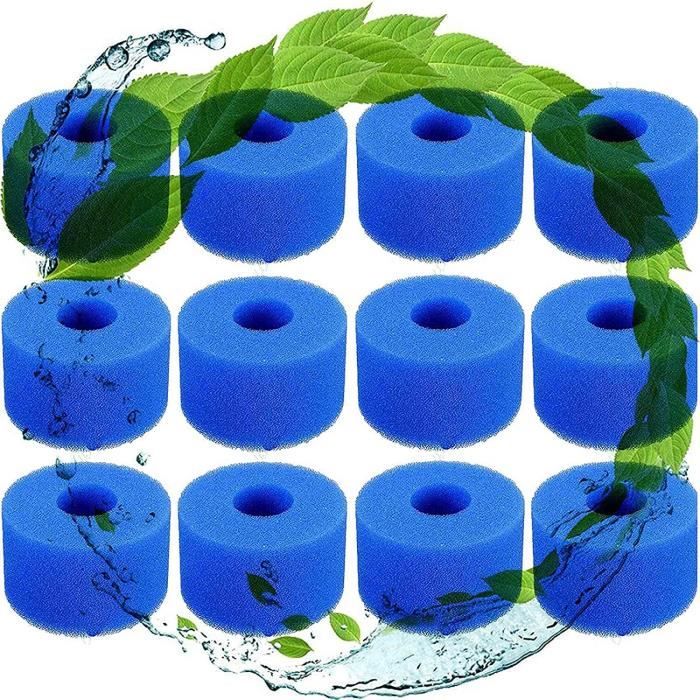Lot de 4 filtres en mousse pour piscine S1 Spa, éponge filtrante de type  S1, filtre en mousse réutilisable et lavable pour piscines, spas et  jacuzzis