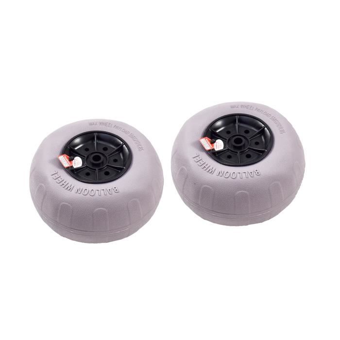Roues gonflable spéciale plage et sable basse pression diamètre 30cm largeur 6cm axe 2cm