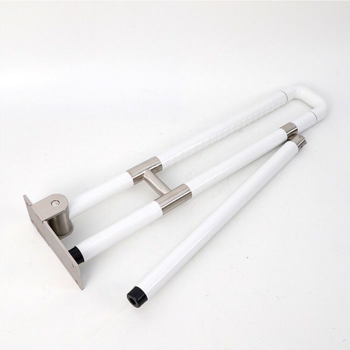 750mm blanc Support Poignée Pliante Toilette Toilette Stand Up Poignée Handicap