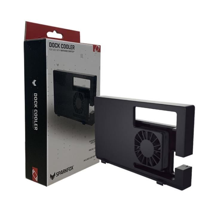 Ventilateur de refroidissement de console Nintendo Switch, radiateur de console Switch, ventilateur Switch, accessoires de jeu, noir