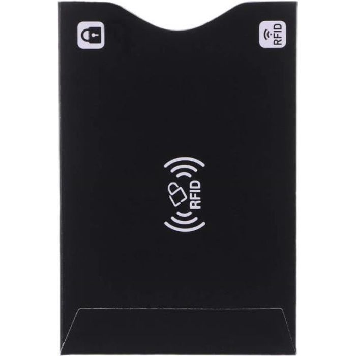 VSHOP® Etui Carte Bancaire Anti Piratage - Anti RFID Anti FRAUDE - Protection Carte Bancaire, Carte Bleue sans Contact - Protege