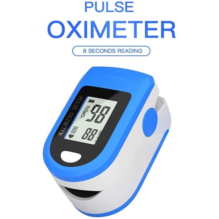 Oxymètre fréquence cardiaque, SpO2 Moniteur de saturation d'oxygène de mesure de sang d'oxymètre