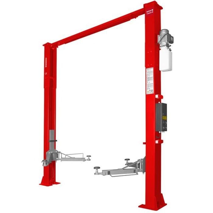 Pont élévateur à 2 colonnes sans embase 4T 220V MW-Tools HB240MCF