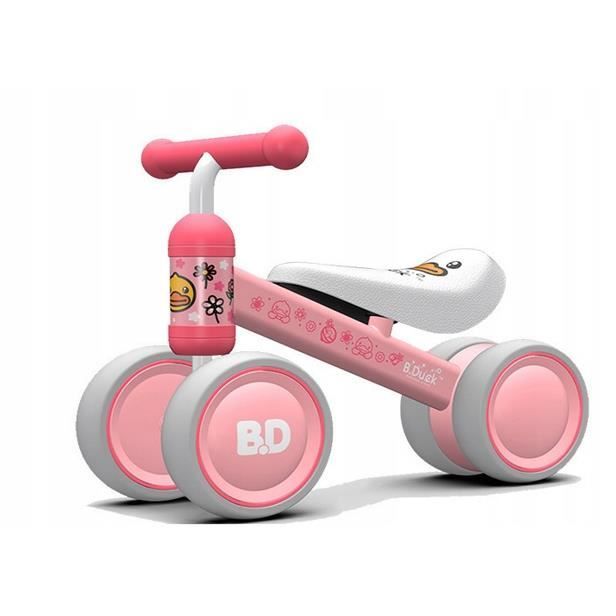 OKIE - Draisienne bébé à partir 18 mois - Ultra lègere 2kg - Vélo sans pédales - Ergonomique Confortable selle/roues mousse - Rose