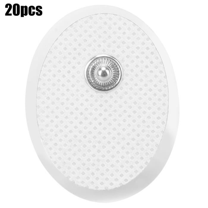 20 pièces 3x4 cm électrodes électrodes unisexe physiothérapie électrodes pour exercice de sport à domicile