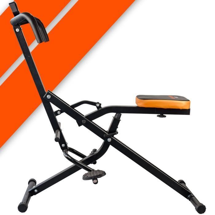 Bonplus BP | Total Fit Crunch | Appareil De Musculation | Abdominaux Bras Jambes Dos et Fessiers | Pédales Ergonomiques | Fitness