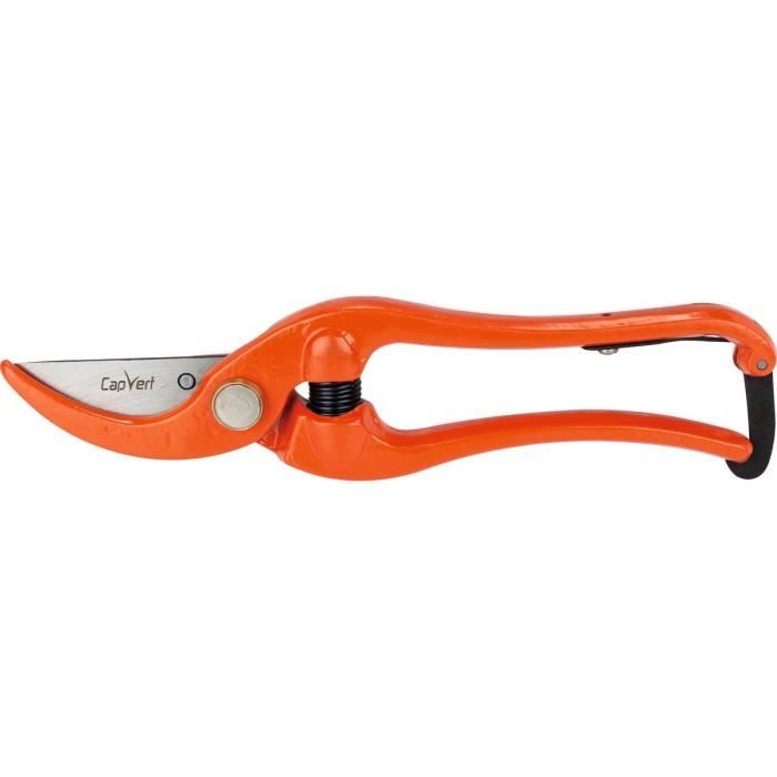 Secateur traditionnel tout forge - l. (cm):23
